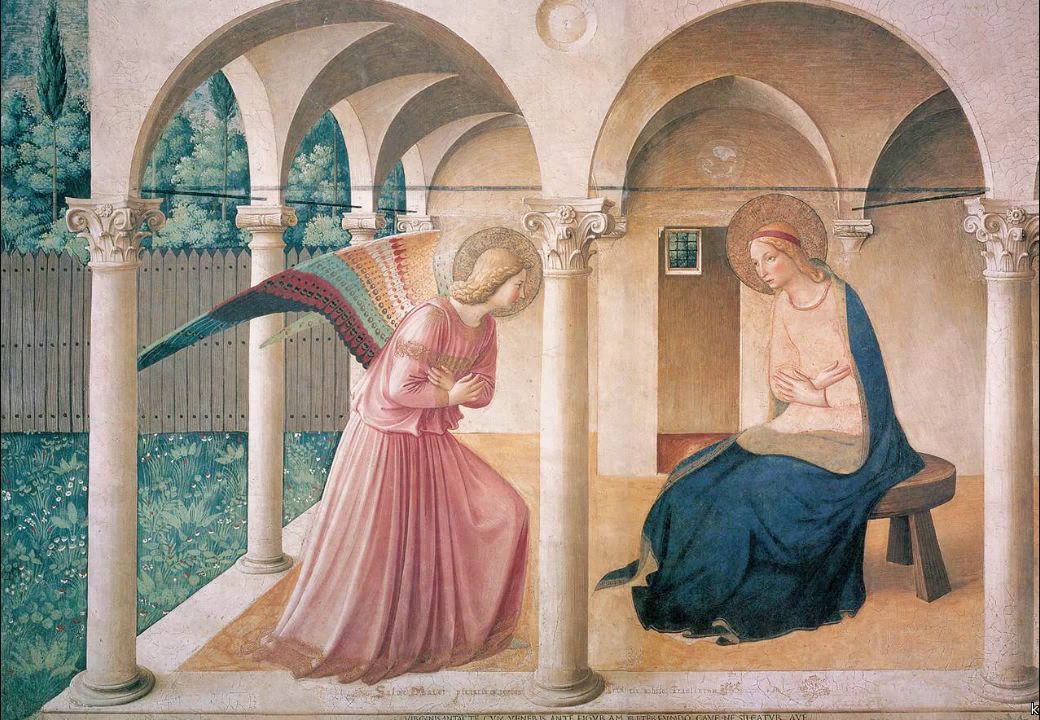 Fra Angelico, The Annunciation, c. 1437-1446